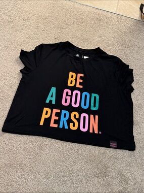 Be A Good Person Super Soft Signature Crop Top
